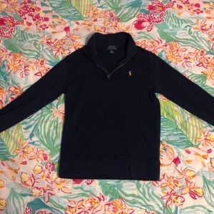 Zip up Polo Sweater